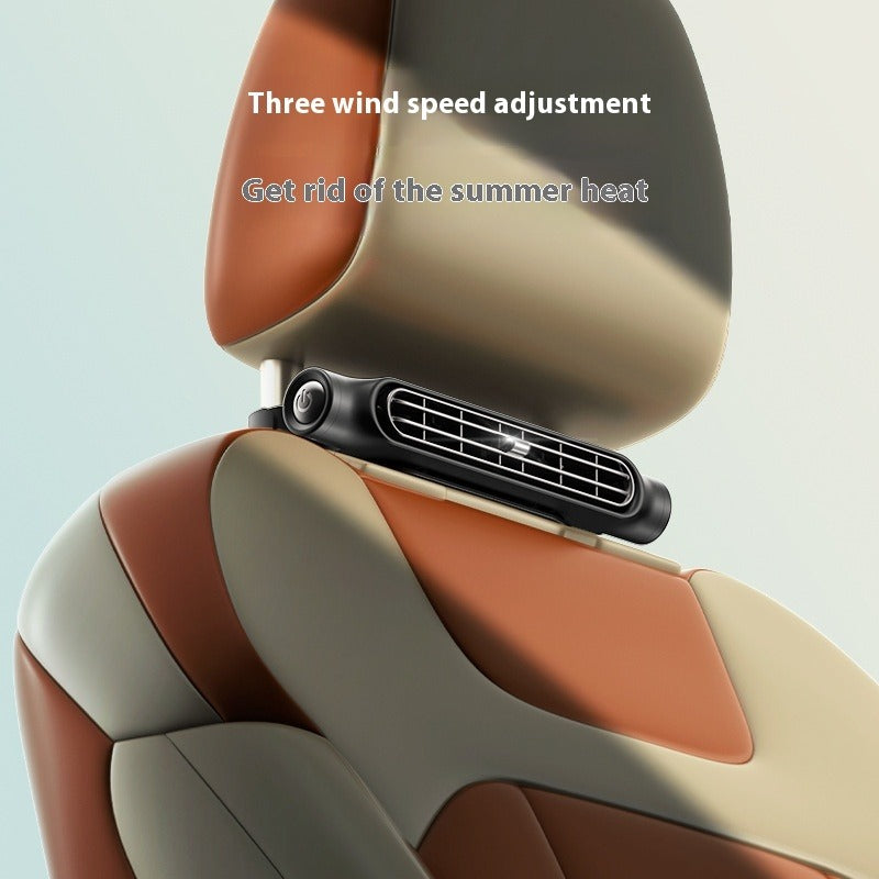 Beat the Heat: Compact Bladeless Car Seat Fan