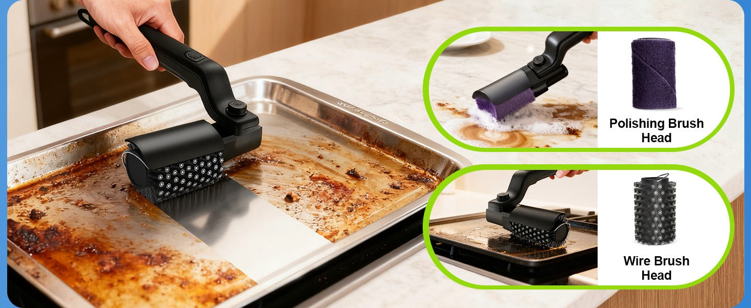 Electric Barbecue Grill Cleaner
