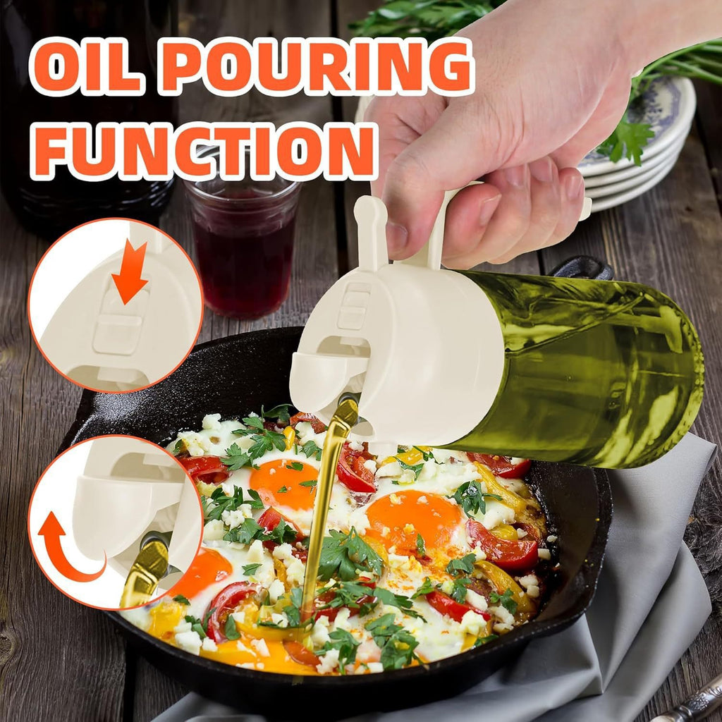 Compact Glass Oil Dispenser