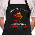 Funny "Put My Meat In Your Mouth" BBQ & Cooking Apron – The Ultimate Gag Gift