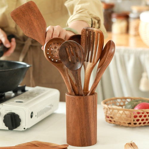 10-Piece Wooden Turner Set