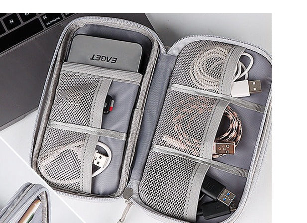 Water-Resistant Tech Organizer Bag