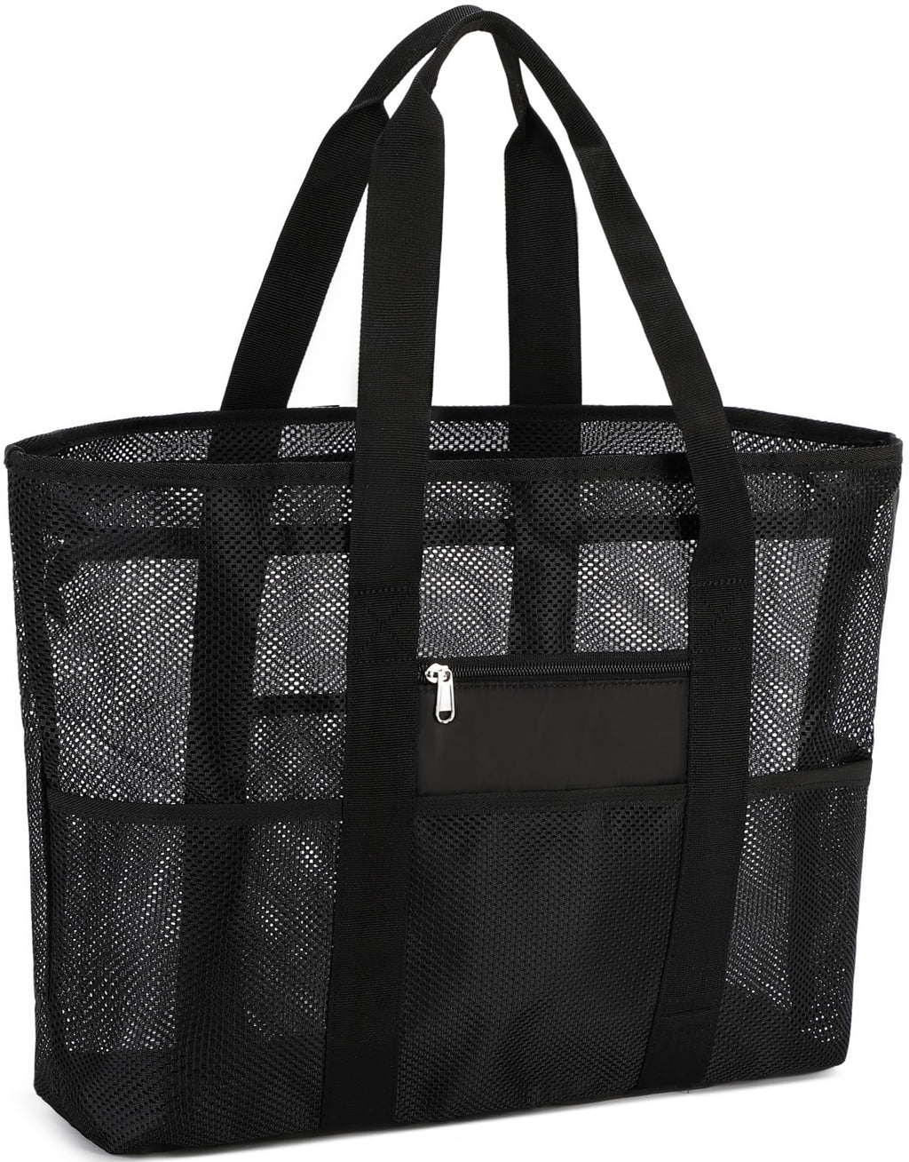 Oversized Mesh Beach Bag & Sand-Free Pool Tote