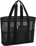 Oversized Mesh Beach Bag & Sand-Free Pool Tote
