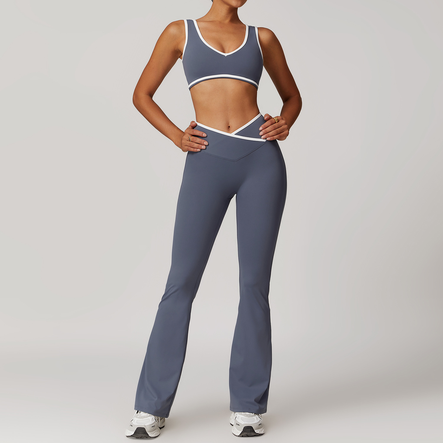 Cross High Top Sports Suit Female Fitness Yoga Wear