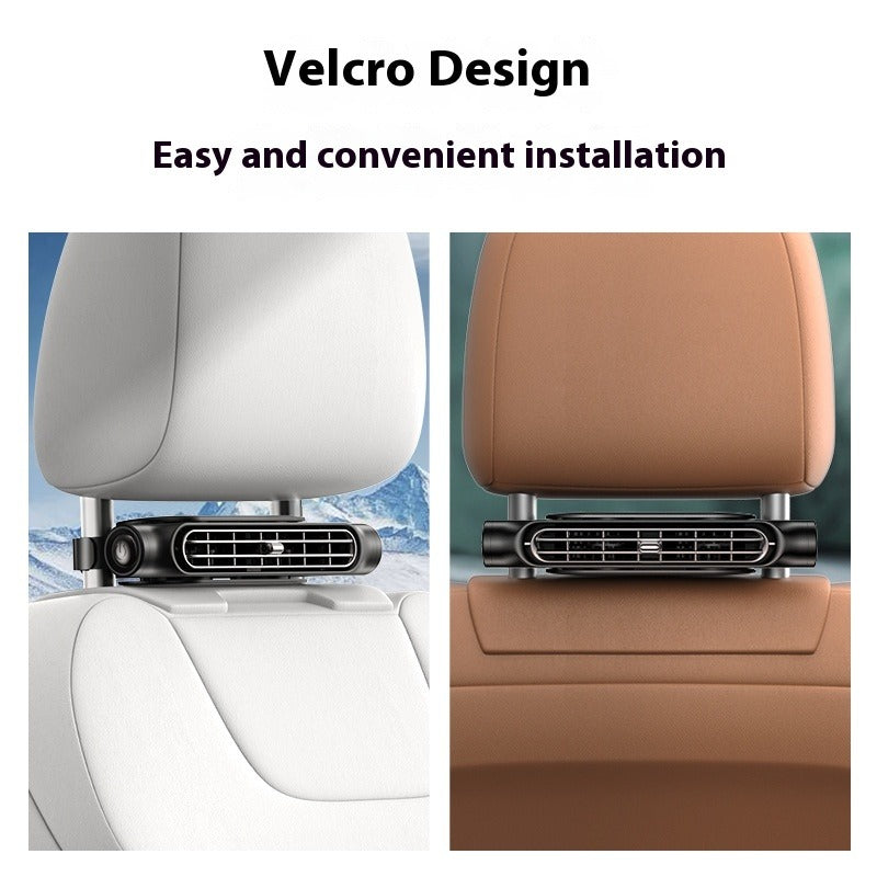 Beat the Heat: Compact Bladeless Car Seat Fan