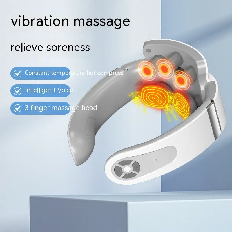 Smart 3-Node Neck & Shoulder Massager with Intelligent Voice Control