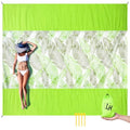 Premium 3-in-1 Waterproof Beach Blanket & Instant Kiddie Pool- (Size 107"*90" )