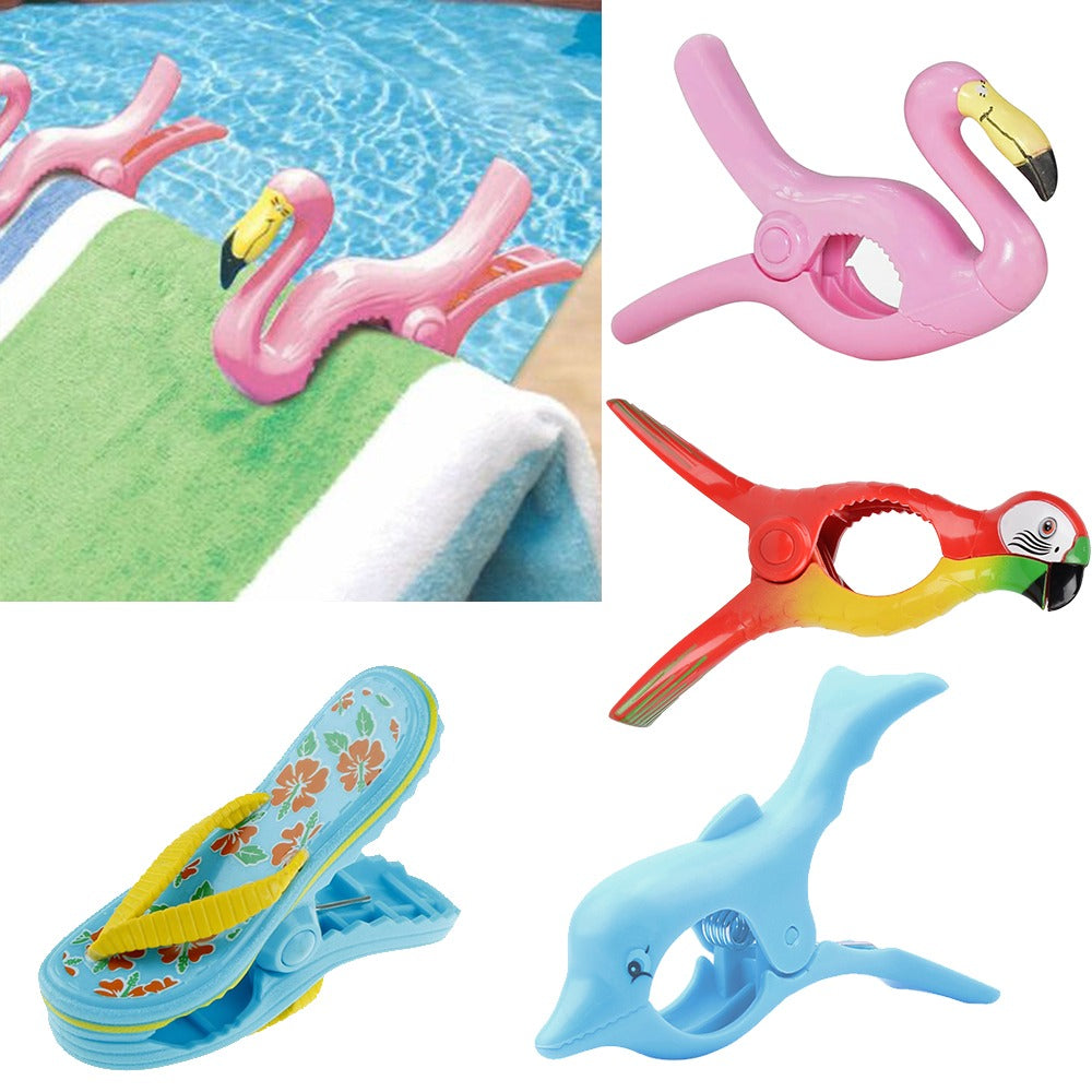 Cute Animal Beach Towel Clips