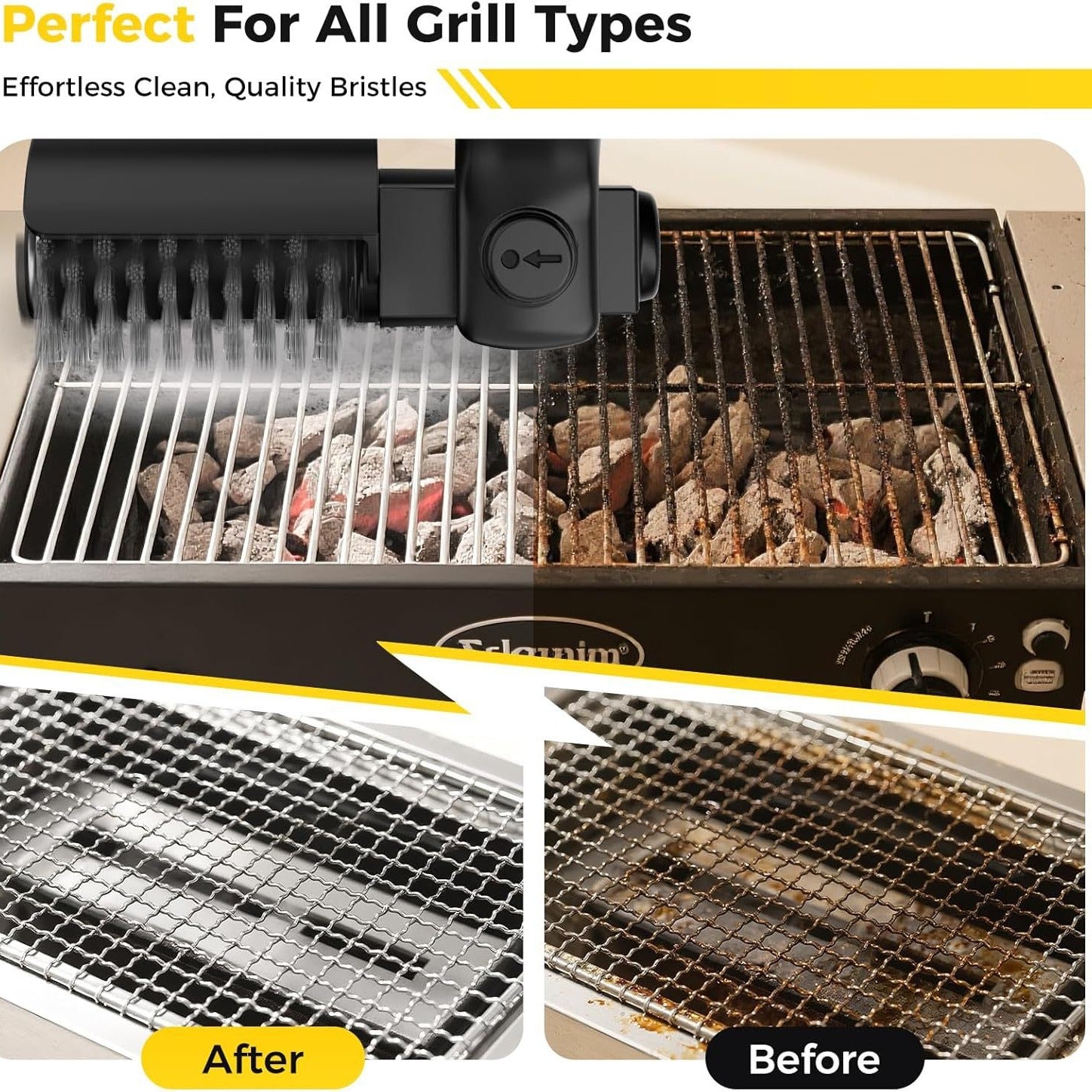 Electric Barbecue Grill Cleaner