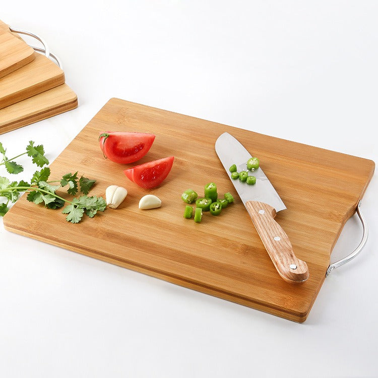 Dual-Face Bamboo Chopping Block